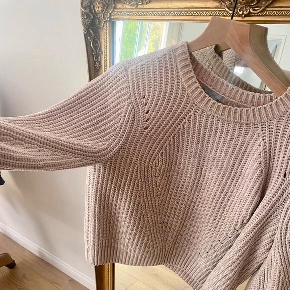H&M Dusty Rose Knit Sweater - L - Picture 2 of 5
